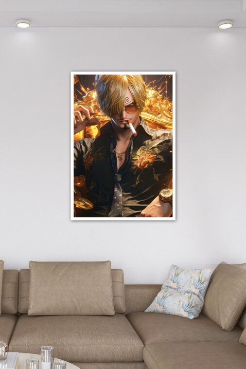 Vinsmoke Sanji Smoke Attitude Poster One Piece - Image 6