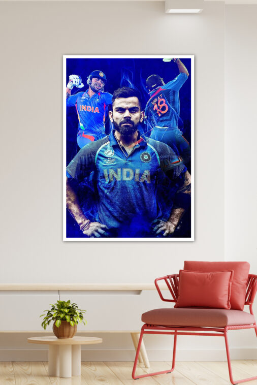 Virat Kohli The Winner Cricket Sports Poster Collection - Image 3