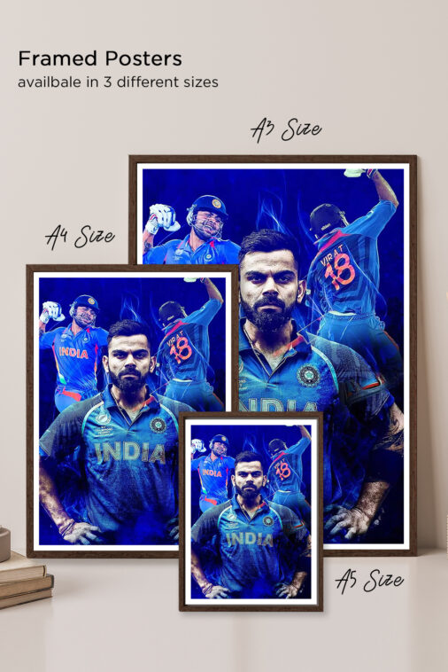 Virat Kohli The Winner Cricket Sports Poster Collection - Image 5