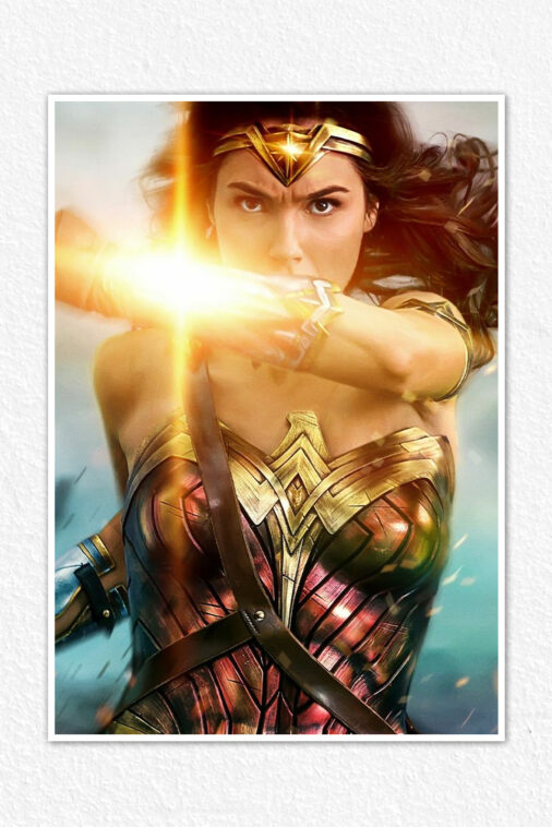 Wonder Woman Army Battle Poster DC Superheroes