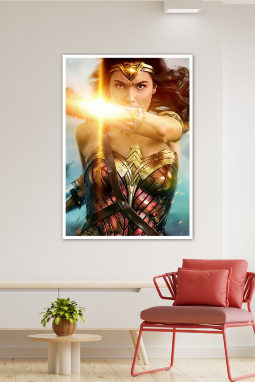 Wonder Woman Army Battle Poster DC Superheroes - Image 4