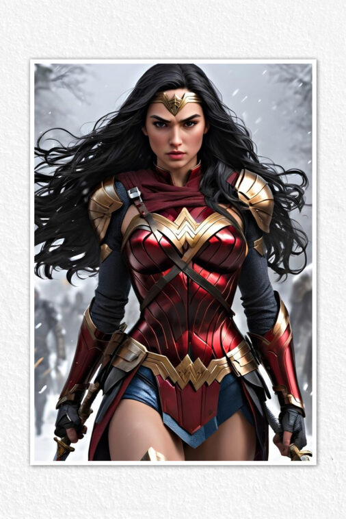 Wonder Woman Warrior Amazon Poster DC Superheroes